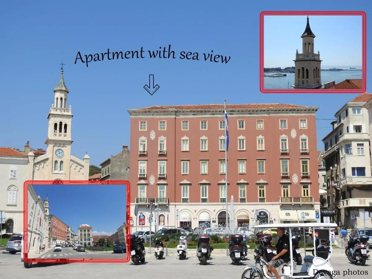 Top Of The Tops Center Apartment, Best Sea View In Town Split